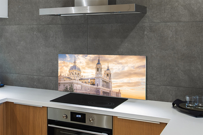 Kitchen Splashback Spain Cathedral Sunset