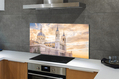 Kitchen Splashback Spain Cathedral Sunset