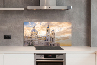 Kitchen Splashback Spain Cathedral Sunset