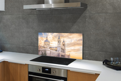 Kitchen Splashback Spain Cathedral Sunset