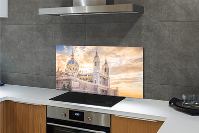 Kitchen Splashback Spain Cathedral Sunset