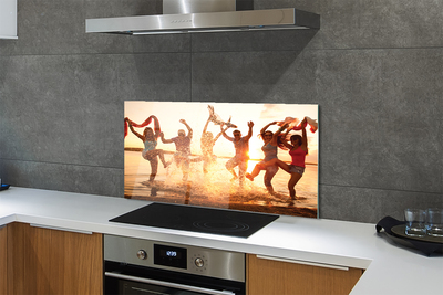 Kitchen Splashback People in the West Sea