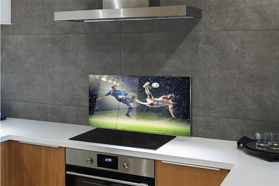 Kitchen Splashback People Ball rain