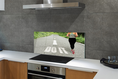 Kitchen Splashback woman route