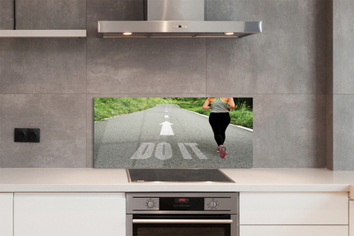 Kitchen Splashback woman route