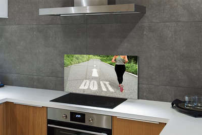 Kitchen Splashback woman route