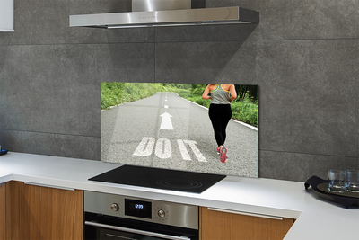 Kitchen Splashback woman route