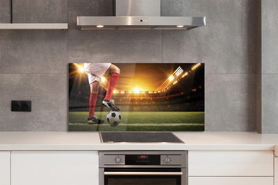 Kitchen Splashback Football stadium legs