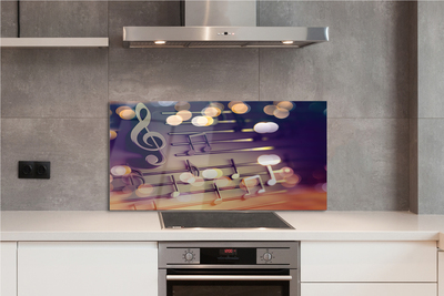 Kitchen Splashback black notes