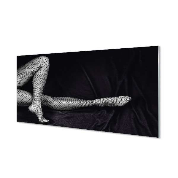 Kitchen Splashback Legs black and white Netzs