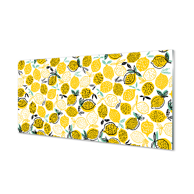 Kitchen Splashback Lemons