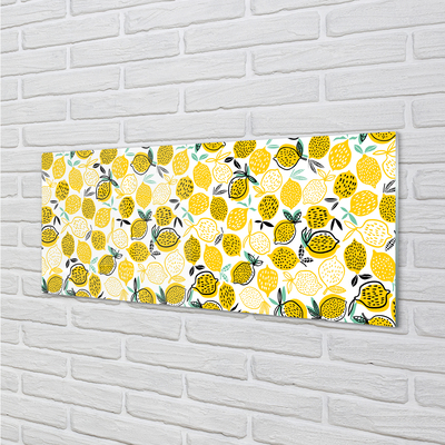 Kitchen Splashback Lemons