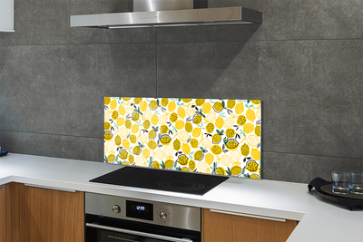 Kitchen Splashback Lemons