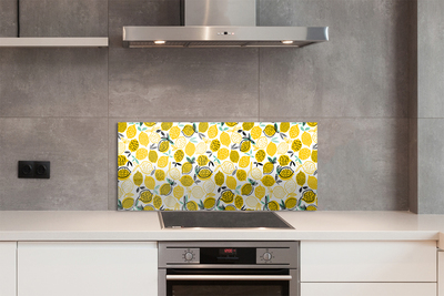 Kitchen Splashback Lemons