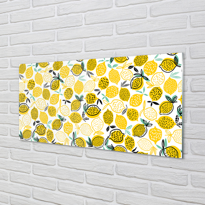 Kitchen Splashback Lemons