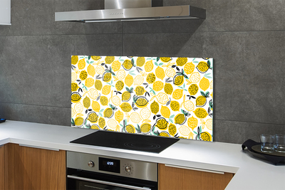 Kitchen Splashback Lemons