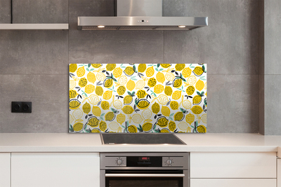 Kitchen Splashback Lemons