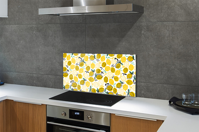 Kitchen Splashback Lemons