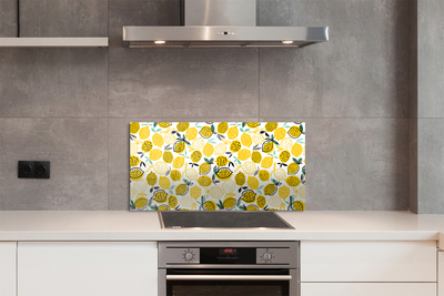 Kitchen Splashback Lemons