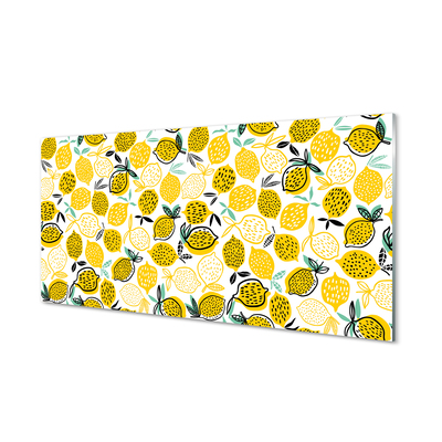 Kitchen Splashback Lemons