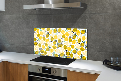 Kitchen Splashback Lemons