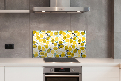 Kitchen Splashback Lemons