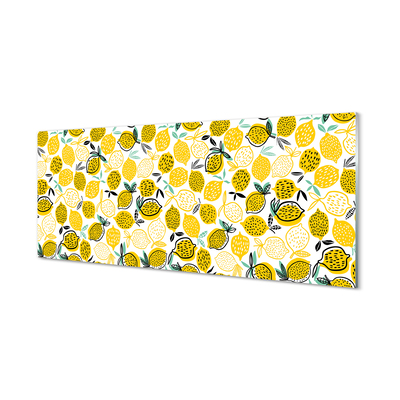 Kitchen Splashback Lemons