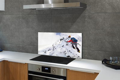 Kitchen Splashback Rockclimbing