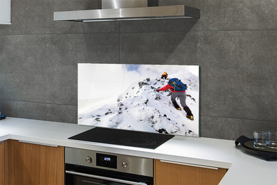 Kitchen Splashback Rockclimbing