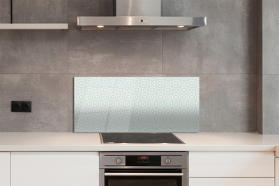 Kitchen Splashback geometric circles