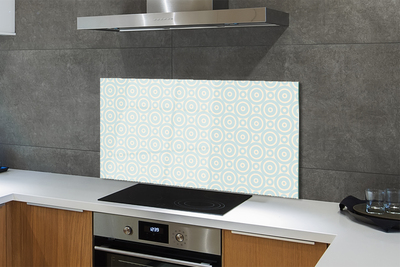 Kitchen Splashback geometric circles