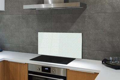 Kitchen Splashback geometric circles