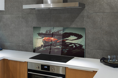 Kitchen Splashback terribly dark figure