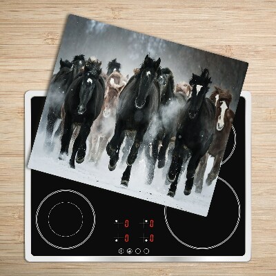 Worktop saver Horses galloping