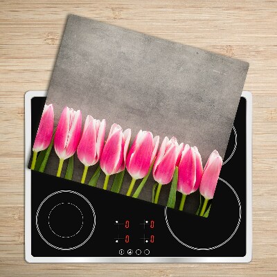 Worktop saver Pink tulips