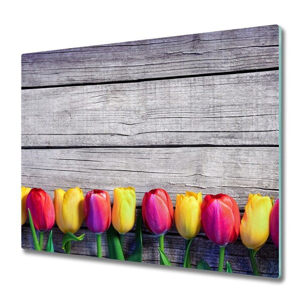 Worktop saver Tulips wood