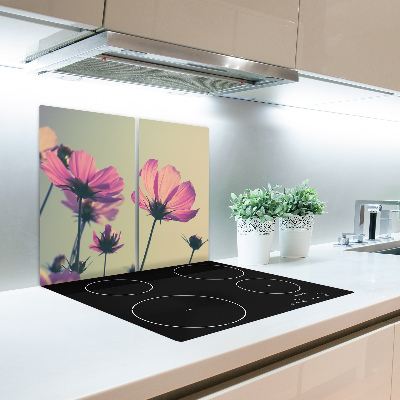 Worktop saver Pink flowers