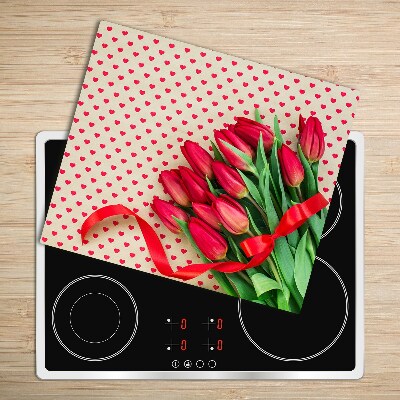 Worktop saver Tulips heart