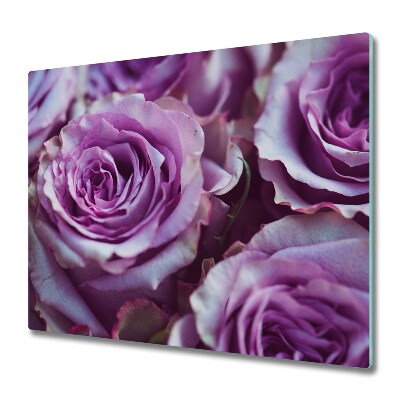 Worktop saver Purple roses