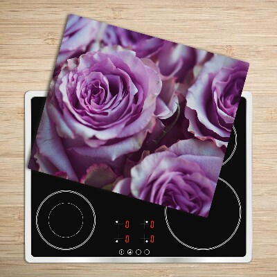 Worktop saver Purple roses