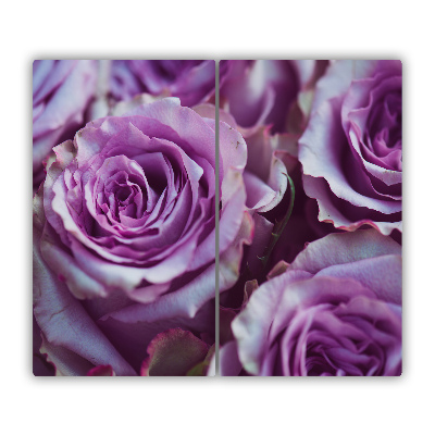 Worktop saver Purple roses