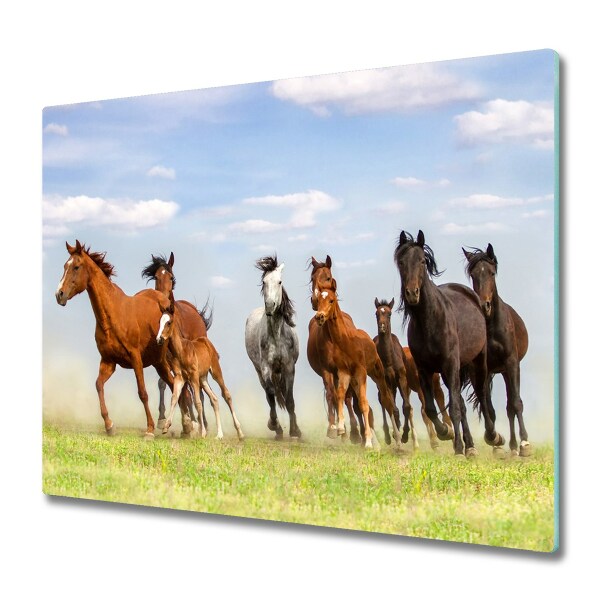 Worktop saver Horses galloping