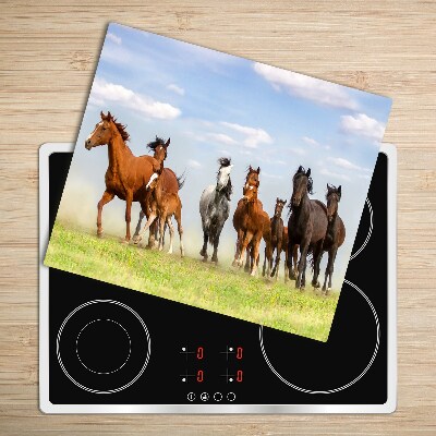 Worktop saver Horses galloping