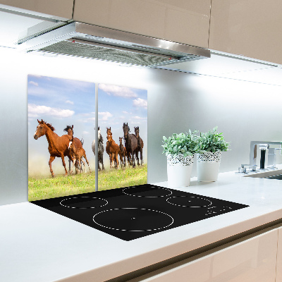 Worktop saver Horses galloping