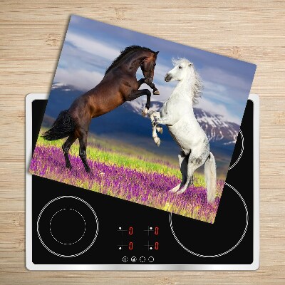 Worktop saver Horses mountains