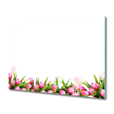 Worktop saver Pink tulips