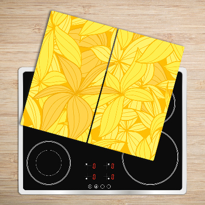 Worktop saver Yellow flowers