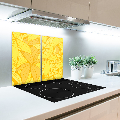 Worktop saver Yellow flowers