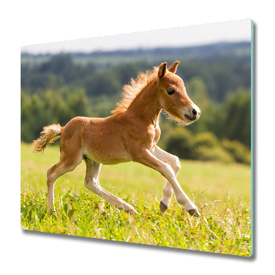 Worktop saver Foals galloping