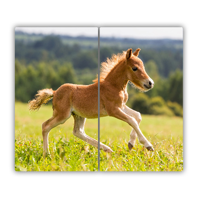 Worktop saver Foals galloping